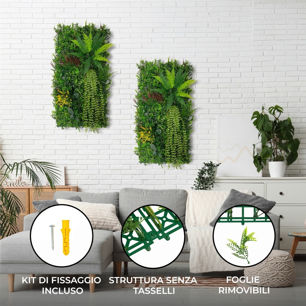 PANNEAU VEGETAL 100X50