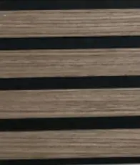 Réf CH : Light Walnut Acoustic Wall Panel 9mm 275x60