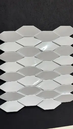 ASC-3DWall 3D Wanddesign White Losange