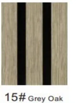 [15-GREY OAK] Réf CH : GREY OAK-15 Acoustic Wall Panel 21mm 275x60